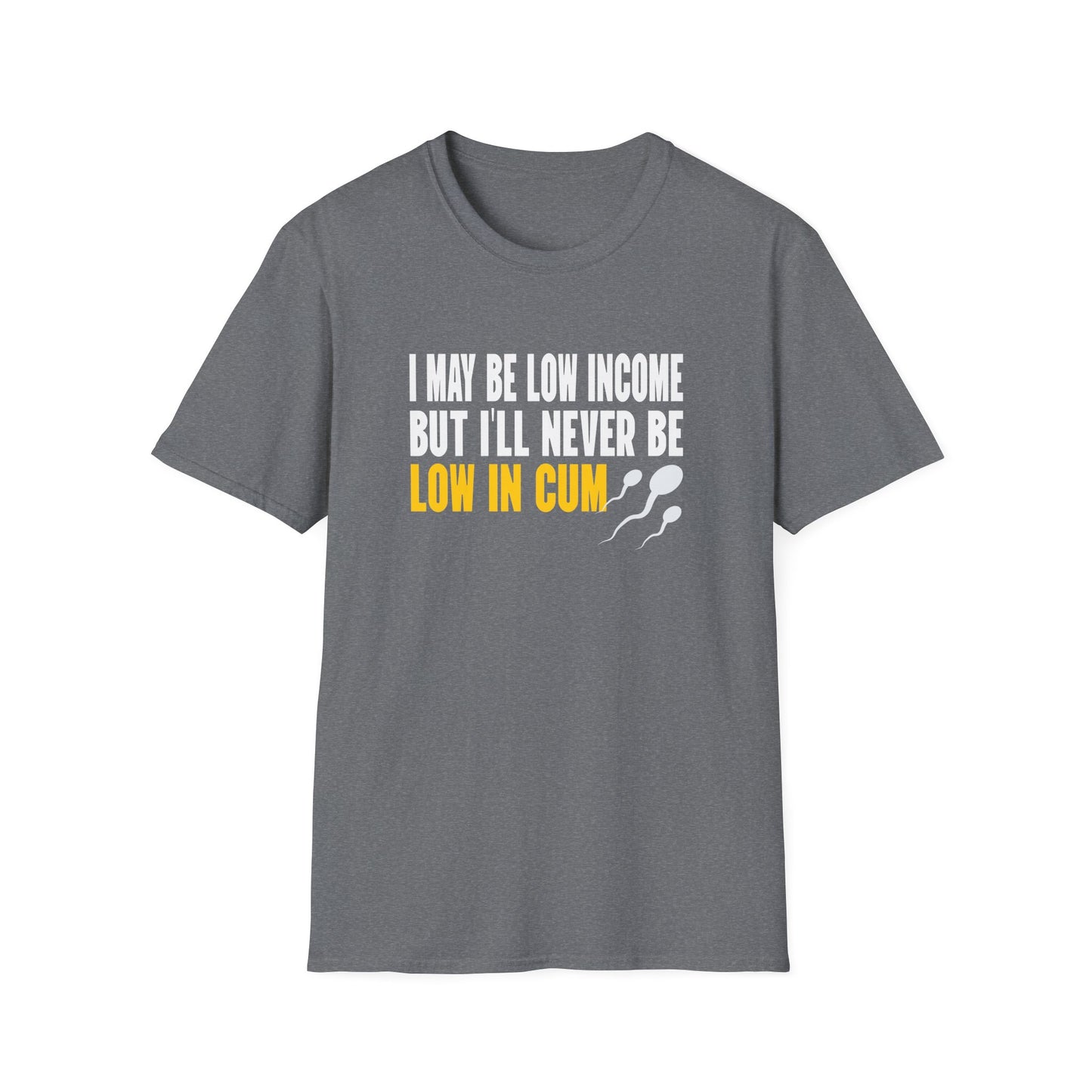 I May Be Low Income But I'll Never Be Low in Cum