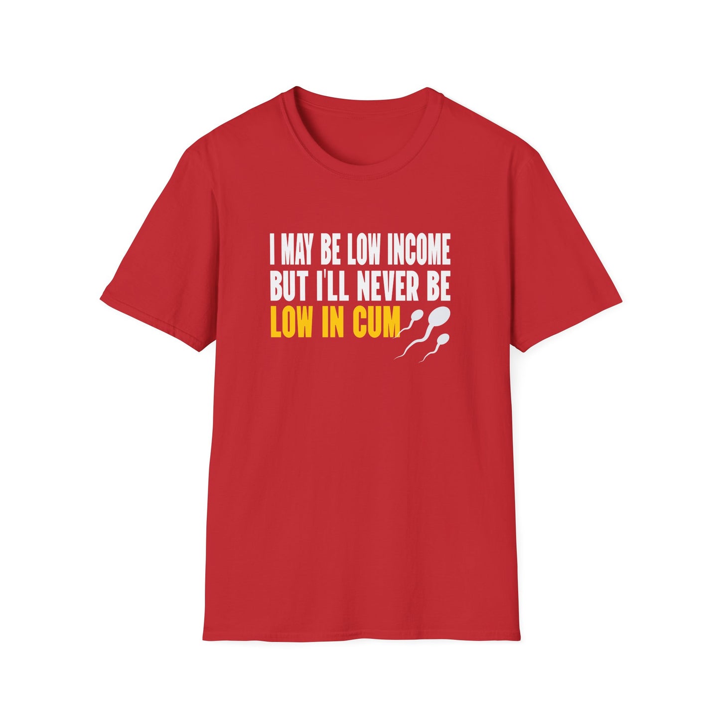 I May Be Low Income But I'll Never Be Low in Cum