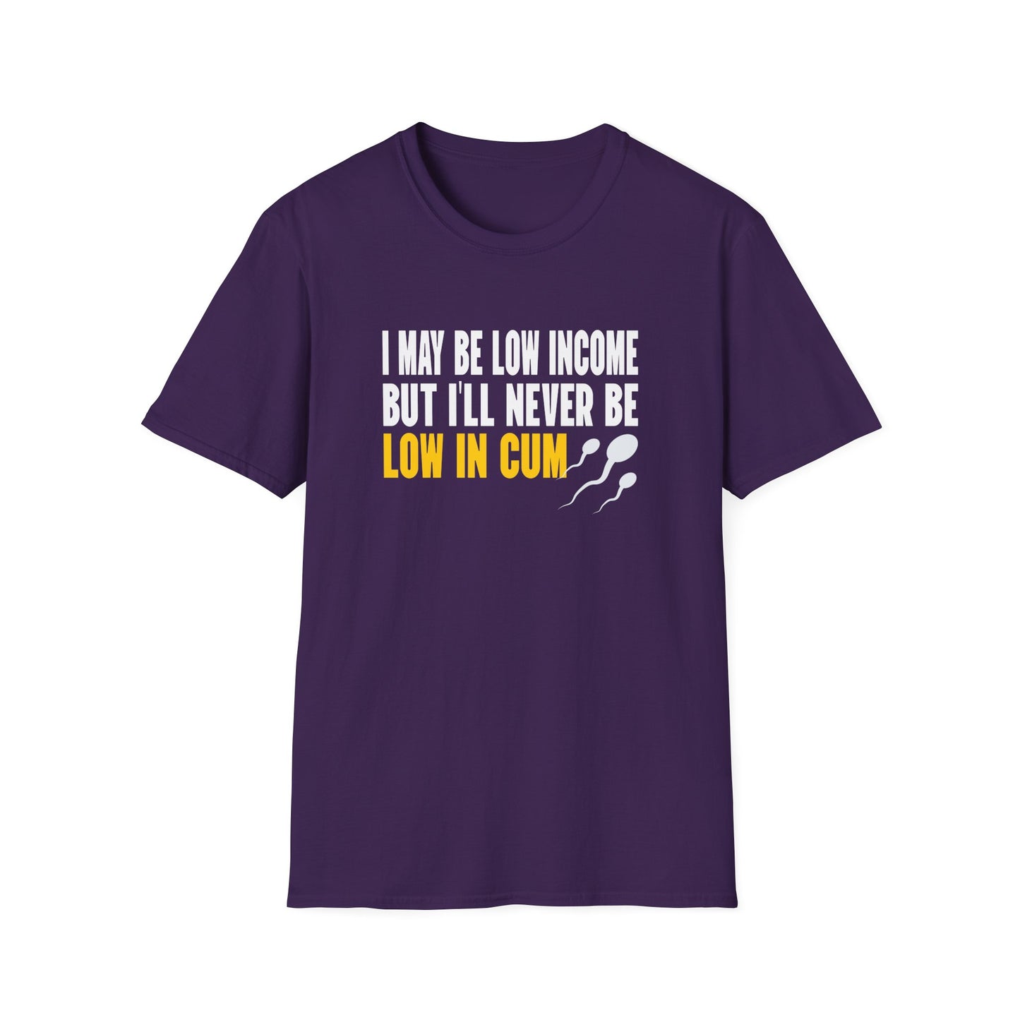 I May Be Low Income But I'll Never Be Low in Cum